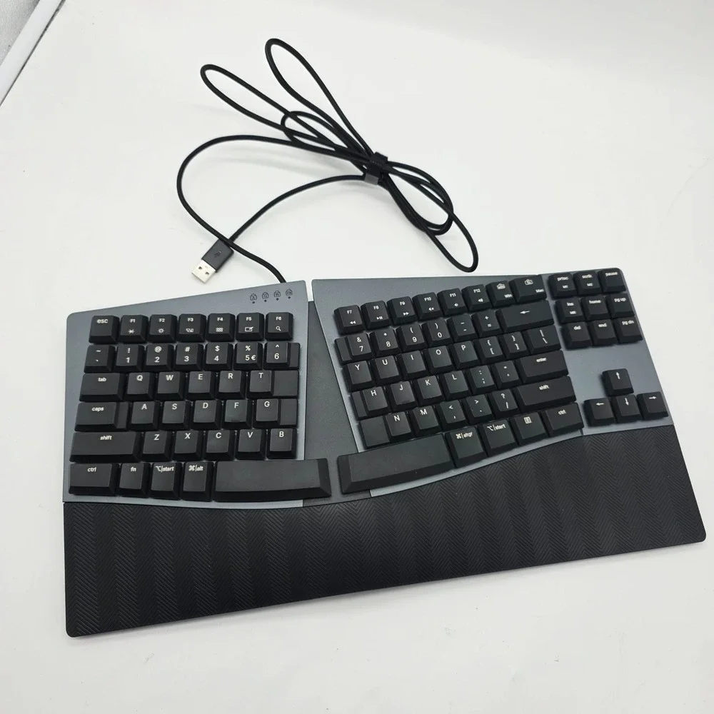Perixx PERIBOARD-335 Wired Compact Ergonomic Mechanical Keyboard Brown Switch